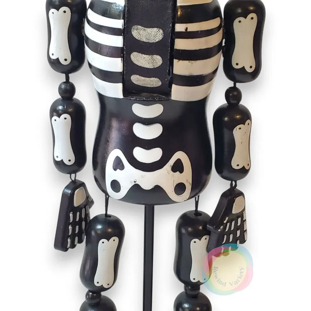 Target 2010 Halloween RIP Skeleton Nutcracker 14.5